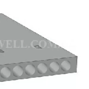 Плиты перекрытия,  панели перекрытия железобетонные (ПК)