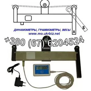 Измерители натяжения троса ИН-643 (накладной динамометр - тензометр): 