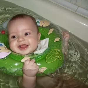 Круги вокруг шеи Baby Swimmer,  для купания детей с рождения до 3х лет.