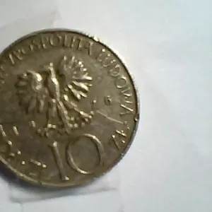 ПРОДАМ МАНЕТУ 10zlot Polska 1976г 