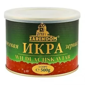 Икра красная лососевая натуральная Zarendom