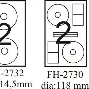 Этикетки для CD,  DVD