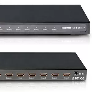 HDMI Splitter 1x8,  V1.3 HDCP 1080P 3D