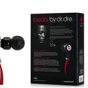 Оригинальные Monster Beats By Dr. Dre Tour Вакуумные