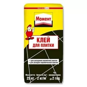 Клей для плитки «Момент» 25 кг.