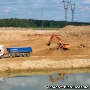 Песок  оптом с доставкой по Киевской обл. Песок Киев цена