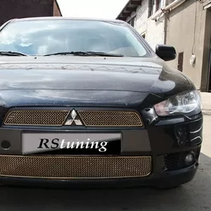 Предлагаем решетка (тип wire) Mitsubishi Lancer X золото