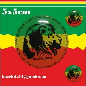 Наклейка Rasta lion 