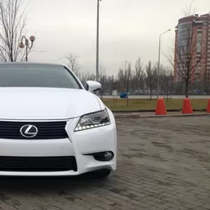 Аренда с водителем Lexus GS 250  белого цвета для торжеств,  деловых поездок,  свадеб