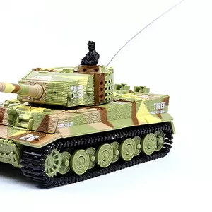 Танк микро р/у 1:72 Tiger со звуком (хаки коричневый)