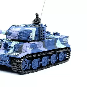 Танк микро р/у 1:72 Tiger со звуком (хаки синий)