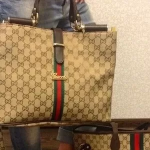 Продам Женская сумка тоут Gucci Meedow бежевая - опт и розница