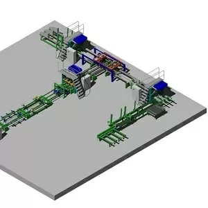 Автоматическая линия для производства деревянных поддонов LPP 1500