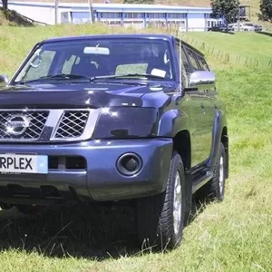 Аирдефлектор капота (мухобойка) Nissan Patrol Y61 после 2005 г.в.