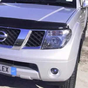 Аирдефлектор капота (мухобойка) Nissan Navara,  Frontier