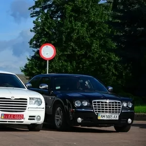 Прокат свадебного автомобиля chrysler 300c в Житомире 