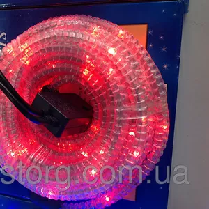 Дюралайт LED 10м с контроллером светодиодный красный