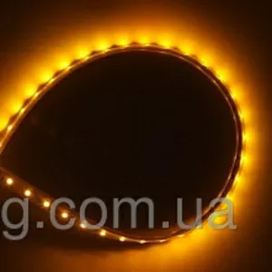 Светодиодная (LED) лента 60SMD(3528) 12V 5м. Желтый цвет