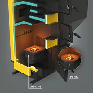 Твердотопливный котел KSR Beta с автоподачей (продам)