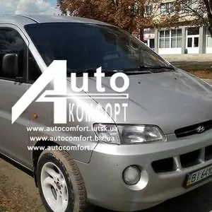 Установка (врезка) автостекла на Hyundai H-1 I (H-200) (97-07) (Хюндай