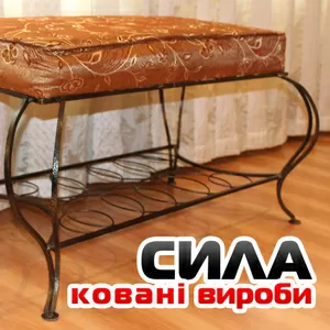  Банкетка кованая - Royal stool. Ручная работа!