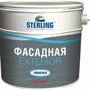 Акриловая фасадная краска Sterling 