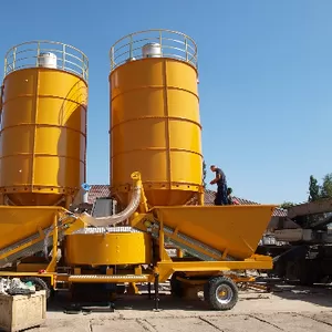 Мобильный бетонный завод М-2200 (60-80 м3/ч) Швеция