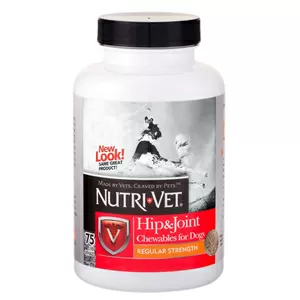 Nutri-Vet Hip&Joint , хондроитин и глюкозамин для собак,  1 уровень