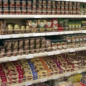 Торговые стеллажи для продуктовых магазинов