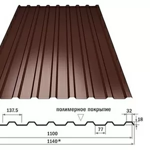 Профнастил ПК-20 Київ,  купити від виробника 