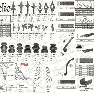 Кованные элементы от производителя Артдеко ООО