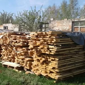 Доска необрезная сосновая
