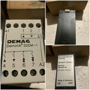 Реле затримки DEMAG DEMATIK SGDM-1 46967044