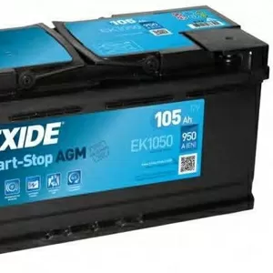 Акумулятор 105 Exide AGM 6СТ-105 Евро (EK1050)