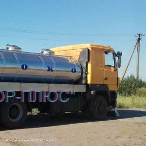 Автоцистерни для води та молока. Рибовоз. Асенізаторні машини