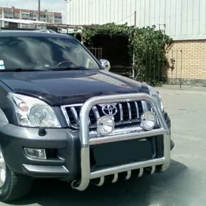 Дуги (кенгурятники) на Toyota Land Cruiser Prado 120.