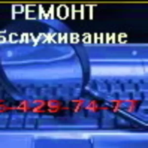 Ремонт ПК ,  сервисное обслуживание ПК,  установка ПО(095)429-74-77