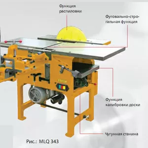 Комбинированный деревообрабатывающий станок MLQ 343.